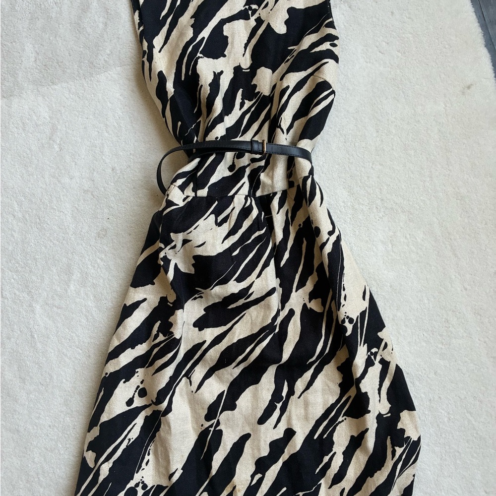 Michael Kors Black and Cream Dress